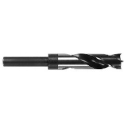 23/32" Diameter Lipped HSS Brad Point Drill Bit 6" Length 1/2" Reduced Shank