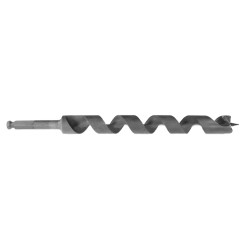 1" Diameter 12" Long Carbide Tipped Auger Bit 7/16" Hex Shank