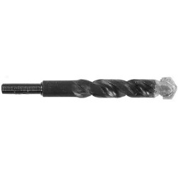 1" Diameter 6" Long 1/2" Shank Carbide Tipped Masonry Bit