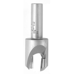 1" Plug Size Carbide Tipped Plug Cutter 1/2" Shank 