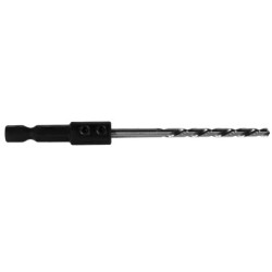 1/4" Diameter HSS Brad Point Drill Bit Regular Length 1/4" Hex Shank