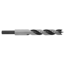 1/2" Diameter Lipped HSS Brad Point Drill Bit Regular Length 1/4" Reduced Shank