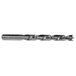 #14 Diameter Lipped HSS Brad Point Drill Bit Regular Length Left Hand