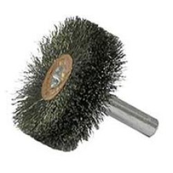 Wire Wheel 1-1/2" Diameter 1/4" Shank .006 Gauge Crimped