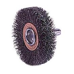 Wire Wheel 2" Diameter x 3/8" Wide with 1/4" Shank .0118 Gauge Crimped