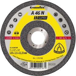 Depressed Center 5x3/32(2.5mm)x7/8 A46n Klingspor 170708