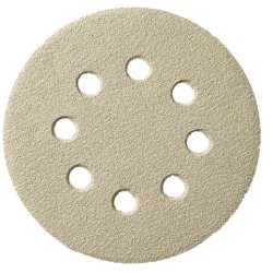 Sanding Disc 5" Diameter 8 Hole Pattern PSA Sticky Back Ps33 100 Grit Klingspor 303368