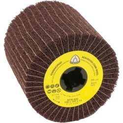 Abrasive Mop 4-1/2" Diameter 4" Long with 3/4" Arbour Hole NCW600 100 Grit (Medium) Klingspor 320247