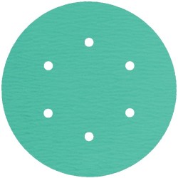 Sanding Disc 6" Diameter With 6 Holes Velcro FP77 Aluminum Oxide 2000 Grit