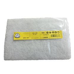 Hand Pad 6" Wide x 9" Long White Aluminum Oxide Klingspor 342850