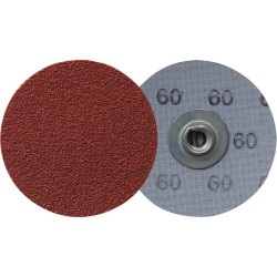 Socatt Quick Lock Disc 1-1/2"" CS412Y Aluminum Oxide 120 Grit Klingspor 295180
