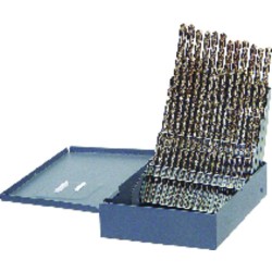 Drill Set 60 Piece #1 to #60 Jobber Length Cobalt M42 Bright Made In U.S.A.