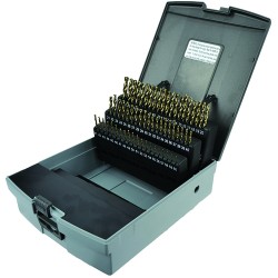 Drill Set 60 Piece #1 to #60 Jobber Length Cobalt M42 Bright Made In U.S.A.