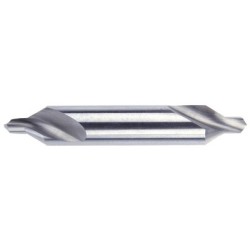 #4 Combined Drill and Countersink 60 Degree Plain Type High Speed Steel Bright Made In U.S.A.