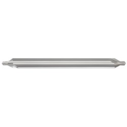 #1 Combined Drill and Countersink 60 Degree Plain Type 4" OAL Carbide Bright Made In U.S.A.