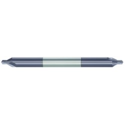 #1 Combined Drill and Countersink 60 Degree Plain Type 4" OAL Carbide ALTiN Made In U.S.A.