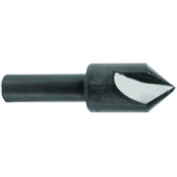 23501 - 1/4 Center Reamer 60 Degree 3 Flute High Speed Steel Black Made In U.S.A.
