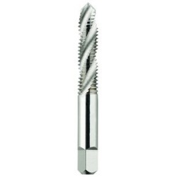 1/4-28 Plug H3 Spiral Flute 2 Flutes High Speed Steel Bright Made In U.S.A.