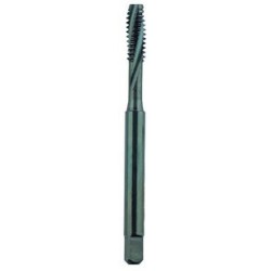 #10-24 Semi-Bottoming H3 HPT-High Performance Tap-Hard Materials Spiral Flute 3 Flutes Powder Metallurgy High Speed Steel Black Made In U.S.A.