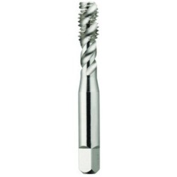 M8 x 1.25 Semi-Bottoming D5 Spiral Flute 3 Flutes High Speed Steel Bright Made In U.S.A.