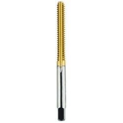 #0-80 Bottom H1 Hand Tap 2 Flutes High Speed Steel TiN Made In U.S.A.