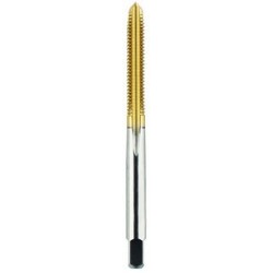 #0-80 Plug H1 Hand Tap 2 Flutes High Speed Steel TiN Made In U.S.A.