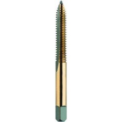 3/8-16 Plug H3 Spiral Point 3 Flutes High Speed Steel Black & Gold Made In U.S.A.