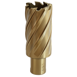1" Diameter 1" Long Annular Cutter Gold Series