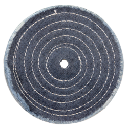 6'' - Spiral Sewn Denim Buffing Wheel