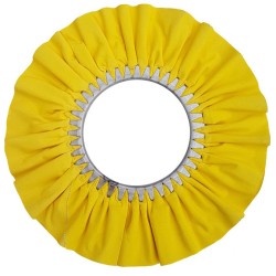 Airway Buffing Wheel - 16 Ply - Yellow - 12" X 5"