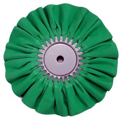 Airway Buffing Wheel - 16 Ply - Green - 10" X 3" X 5/8"