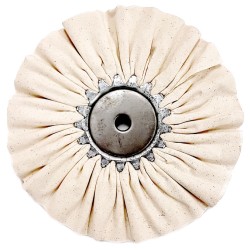 Airway Buffing Wheel - 16 Ply - White Hard - 10" X 3" X 5/8"