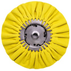 Airway Buffing Wheel - 16 Ply - Yellow - 9" X 3" X 5/8"