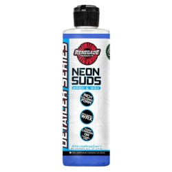 Renegade Detailer Neon Suds Blue Wash & Wax 16oz Bottle