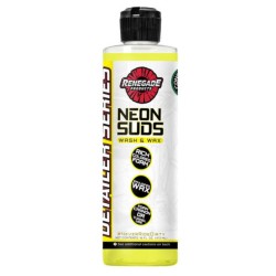 Renegade Detailer Neon Suds Yellow Wash & Wax 16oz Bottle