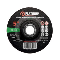 Original Cutting-Notching Disc - Type 27 - Aluminum - A24PBF - 5" x 1/8" x 7/8" - 12,250 rpm