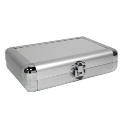 Empty Aluminum Case for Carbide Burrs Holds 8 Burrs