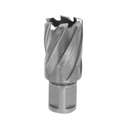 Original HSS Annular Cutter - Weldon Shank - M2 Steel - 13/16" Diameter x 1" Cut Length