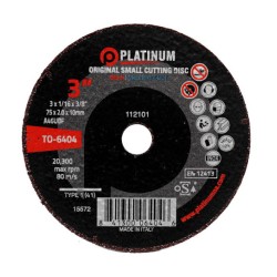 Original Small Cutting Disc - Type 1 - Steel/SS - A46UBF - 2" x 1/16" x 3/8" - 30,600 rpm