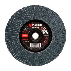 Twin-Flap Disc - Type 29 - Steel/SS - Zirconia - 4-1/2" x 5/8"-11 - 120/120 Grit - 13,300 rpm
