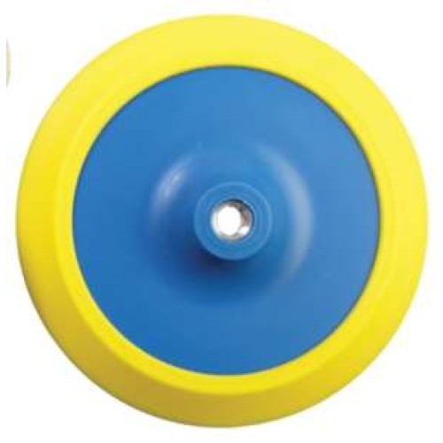 Back Up Pad For PSA Sticky Back 6" Diameter No Hole 5/8-11 Arbour