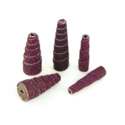Cartridge Roll 1" Diameter x 1-1/2" Length With 3/16" Arbour Hole Full Taper 100 Grit
