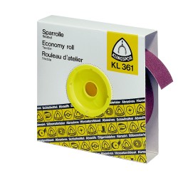 Shop Roll 1" Wide x 50 Meter Long KL361JF Premium Aluminum Oxide 100 Grit Klingspor 3773
