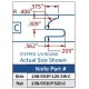Multi Profile Insert Carbide Cabinet Door Rail Insert Knife Thumbnail Profile