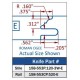 Multi Profile Insert Carbide Cabinet Door Rail Insert Knife Cove and Bead Profile