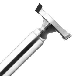 PCD T-Slot Router Bit 1-3/80" Diameter 2-3/8" Long 2+1 Wing 1/2" Shank LH