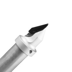 PCD Door Trim Router Bit 15mm Diameter 3-3/8" Long 1 Wing 75&deg; 3/4" RH