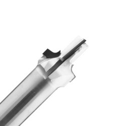 PCD Door Trim Router Bit 25mm Diameter 3-1/4" Long 2+2 Wing 3mm Radius 3/4" RH