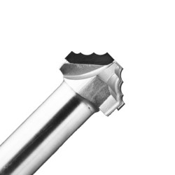PCD Raised Panel Router Bit 32mm Diameter 2-3/4" Long 2 Wing 4mm Radius 3/4" RH
