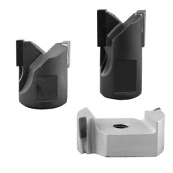 PCD Hinge Drill Attachment 1-1/4" Diameter 9mm Cutting Edge 13mm Long 2 Wing 1/4" Threaded Arbor Hole RH